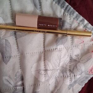 Fenty Beauty Gloss Bomb Heat Hot Chocolate 🍫 And Merit Lip Combo Set